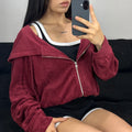 Sudadera Fashion Nova c/Gorro y Cierre
