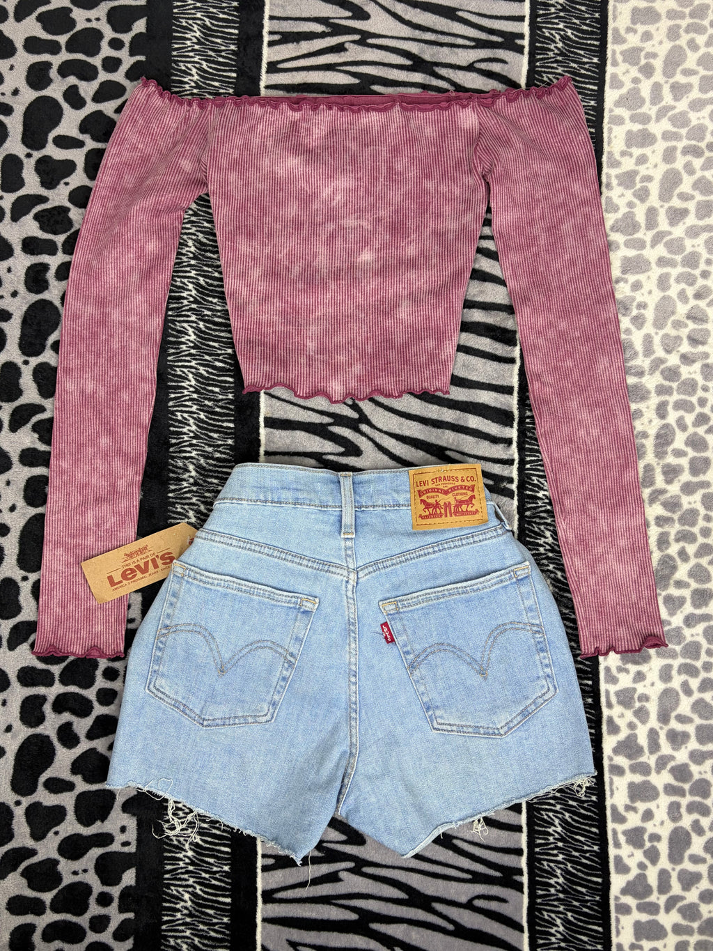 Top Crop Aeropostale Seamless Acanalado