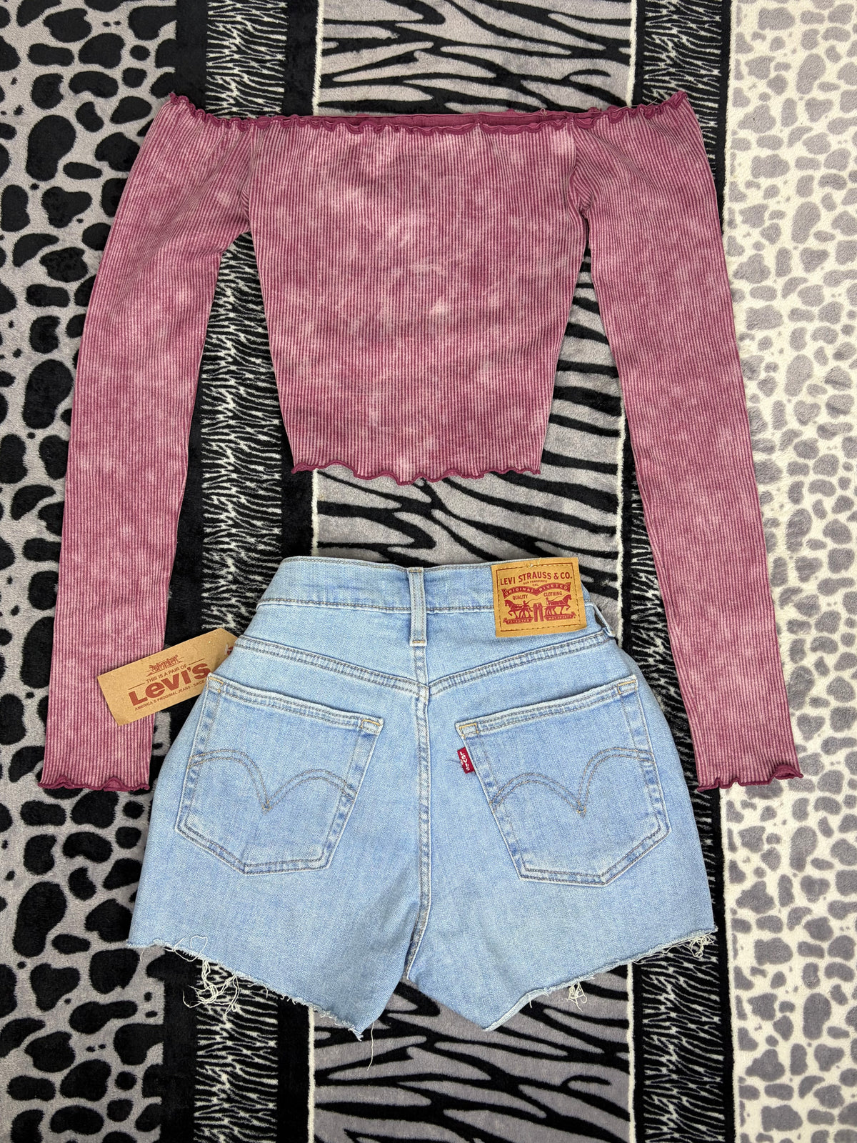 Top Crop Aeropostale Seamless Acanalado