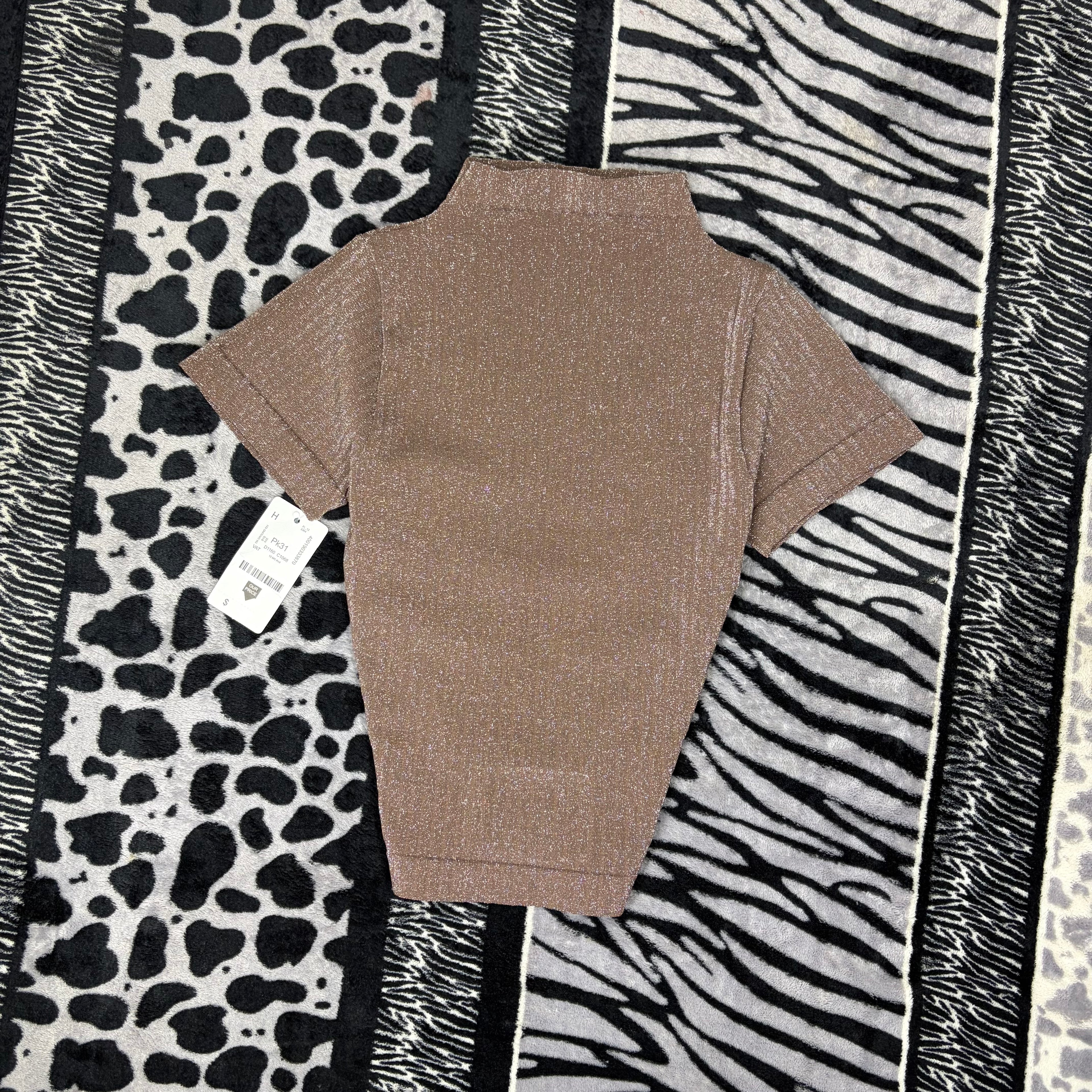 Crop top brillos