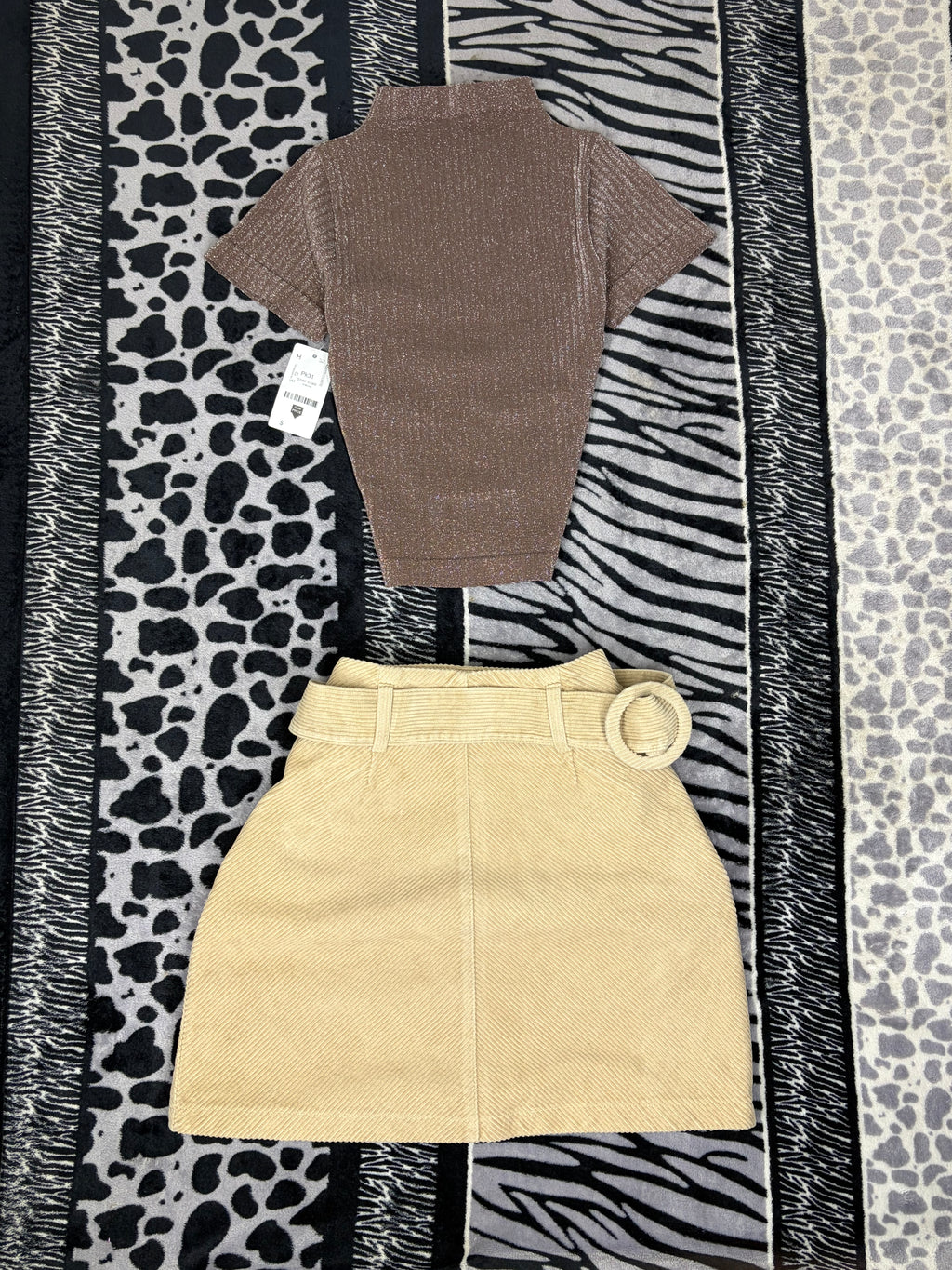 Crop top brillos