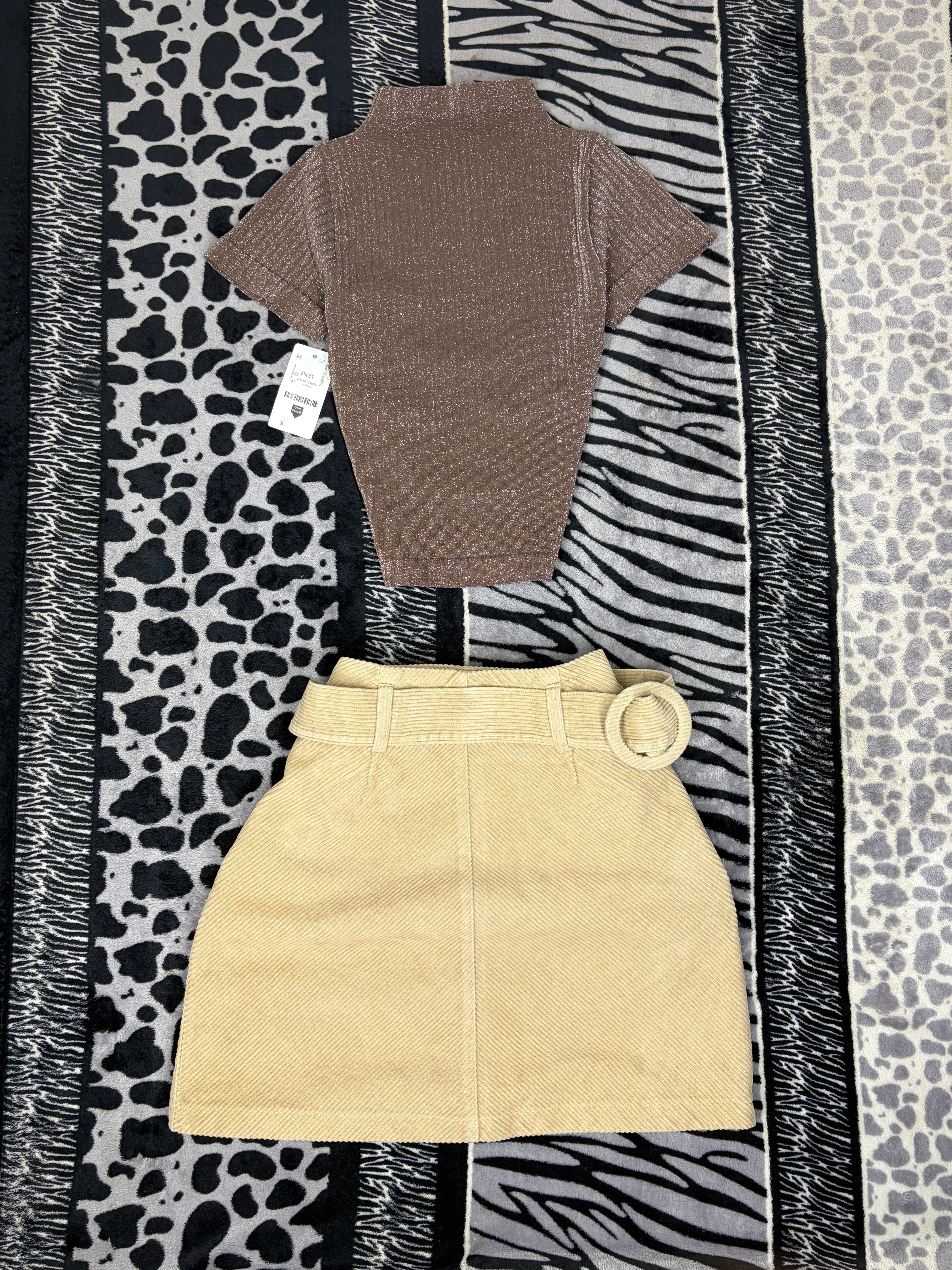 Crop top brillos