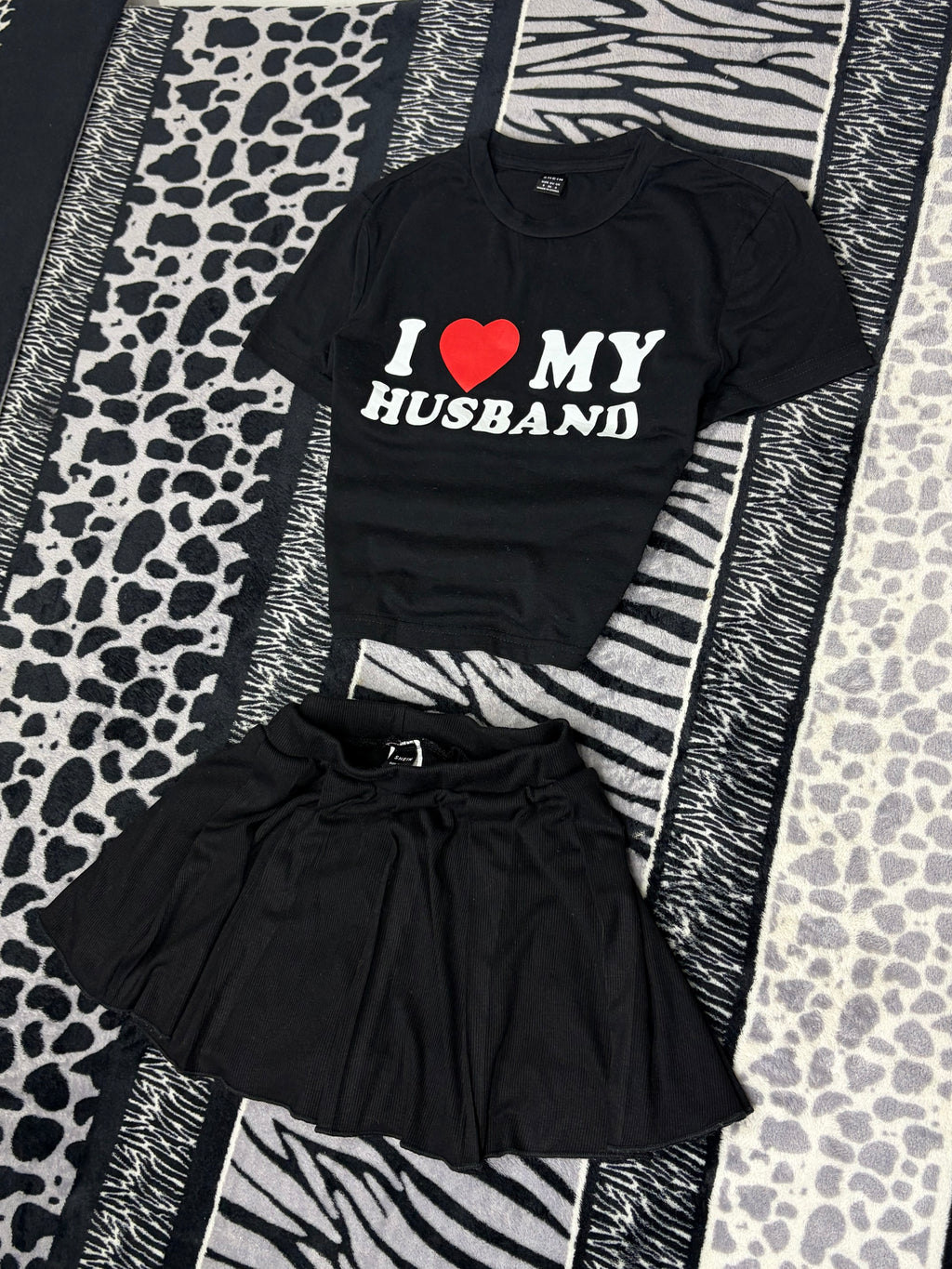 Top Crop Shein “I <3 My Husband”