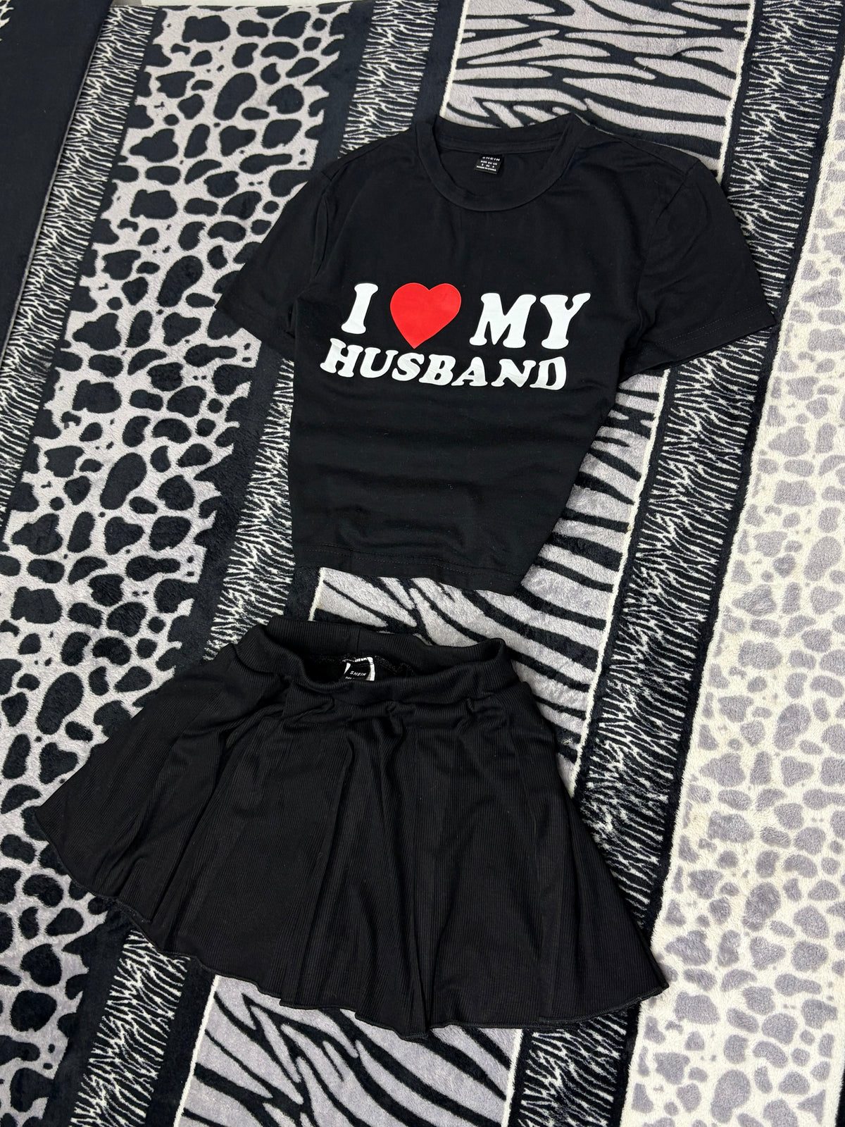 Top Crop Shein “I <3 My Husband”