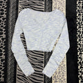Top Crop Manga Larga Aeropostale