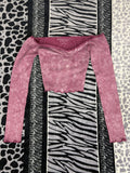 Top Crop Aeropostale Seamless Acanalado