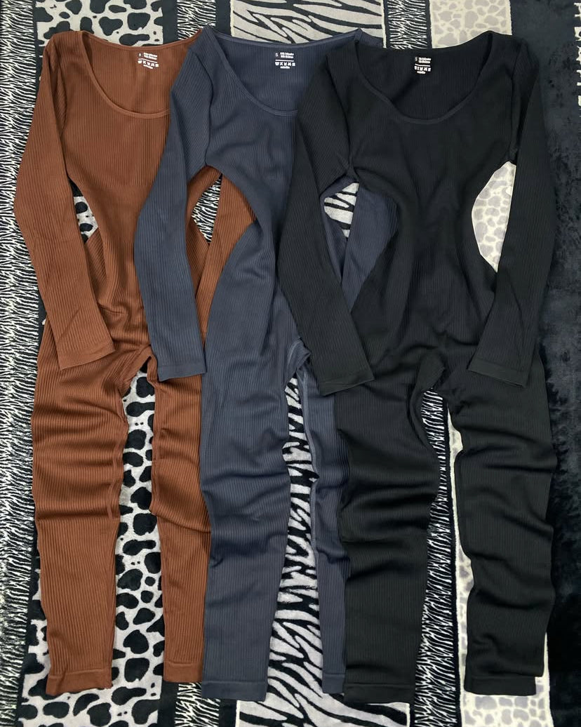 Enterizo con push up, manga larga