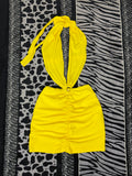 Vestido mini asimétrico