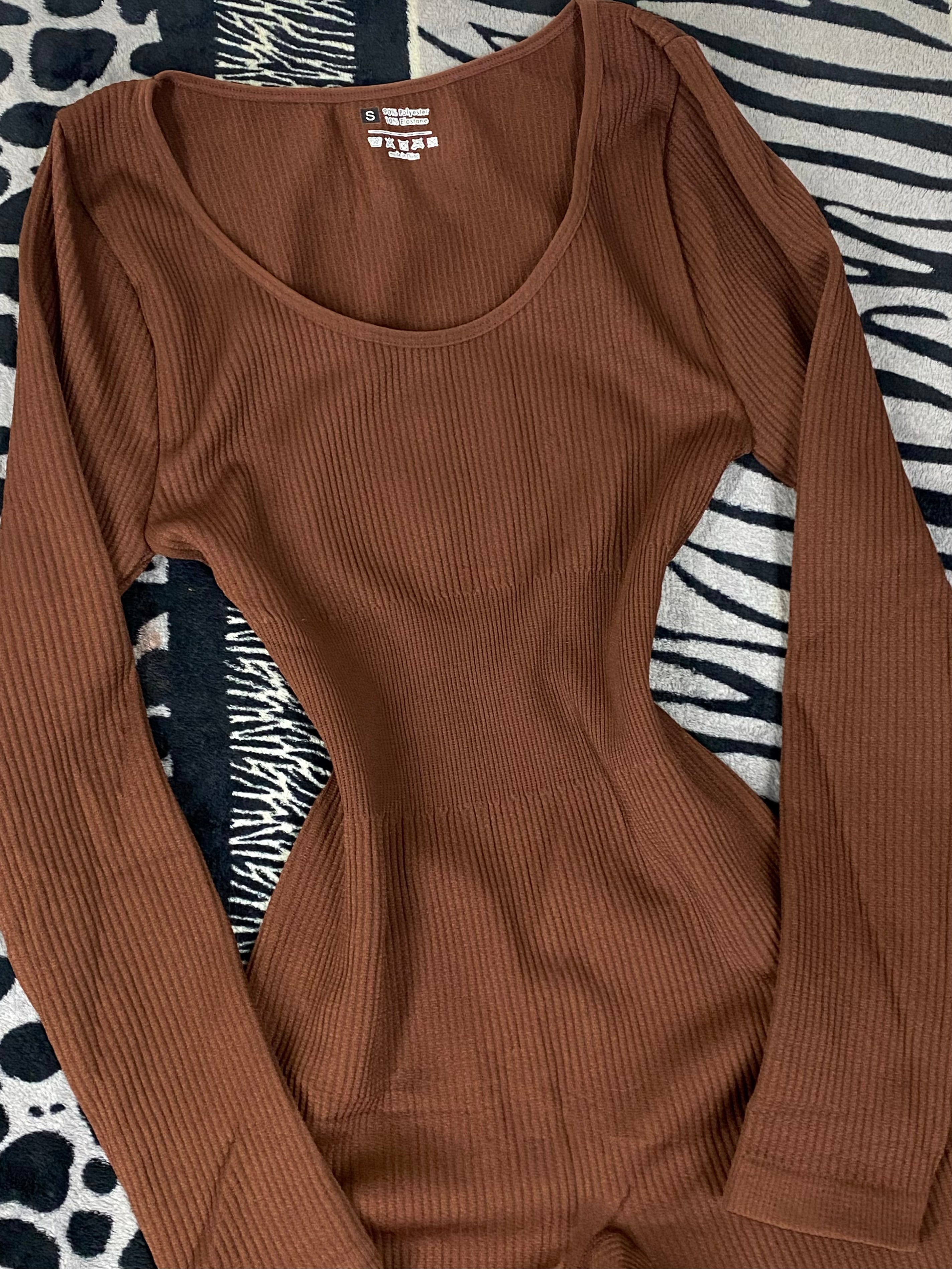 Enterizo con push up, manga larga